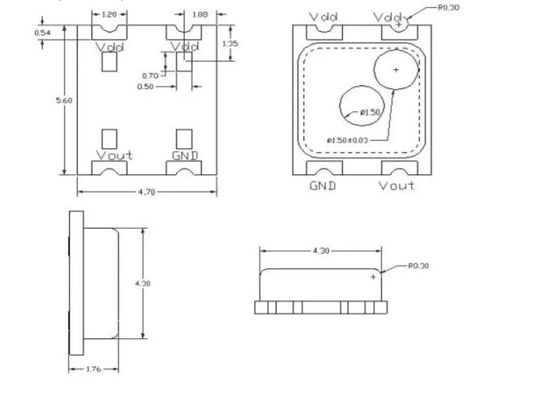 500kPa High Accuracy Absolute Atmospheric Pressure Sensor